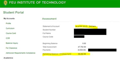 feu student portal